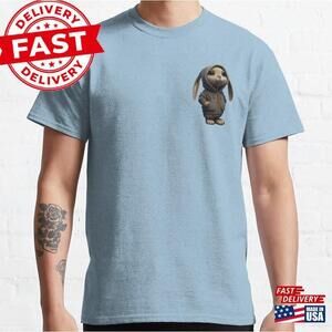 Retrowave Malinois Red Panda With Glasses Classic The Bunny Is Small T-Shirt